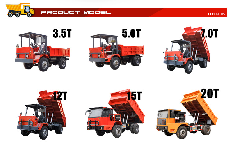 7-Ton Underground Mining Dump Truck for Tunneling