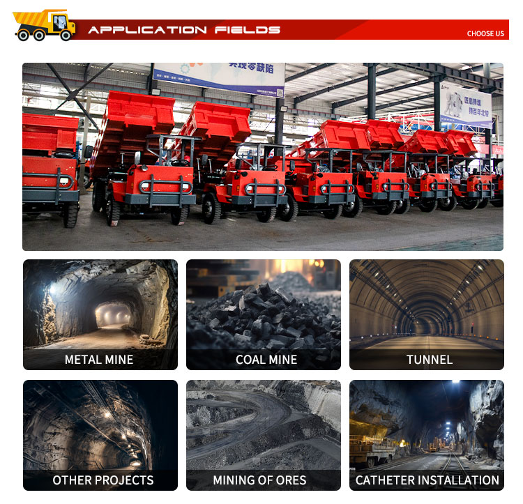 7-Ton Underground Mining Dump Truck for Tunneling