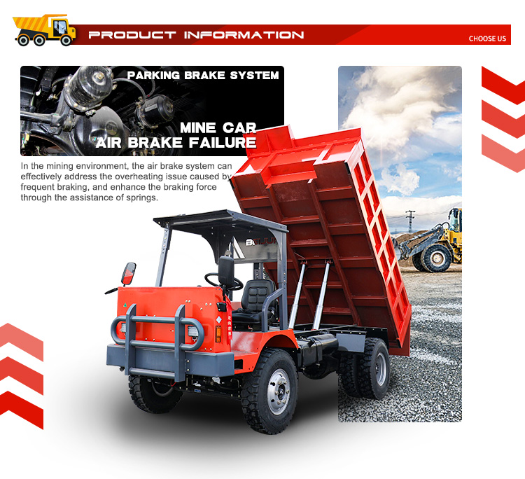 7-Ton Underground Mining Dump Truck for Tunneling
