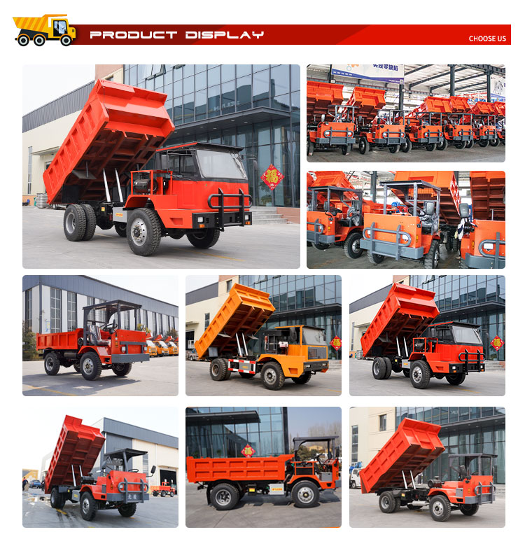 7-Ton Underground Mining Dump Truck for Tunneling