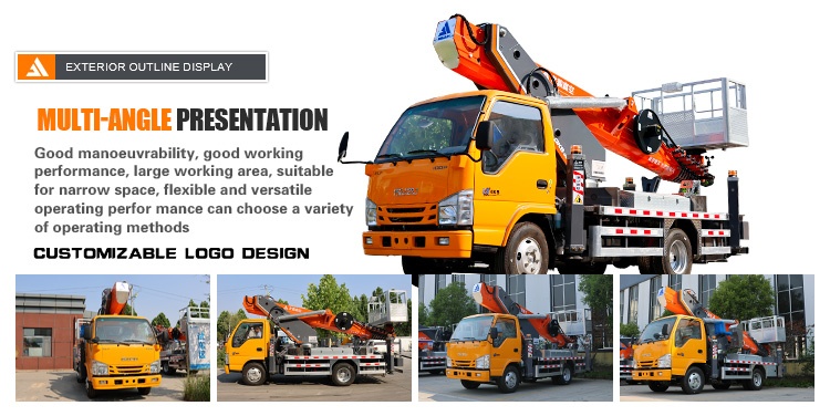 piattaforma a braccio / Telescopic piattaforma a braccio / camion Mounted piattaforma aerea