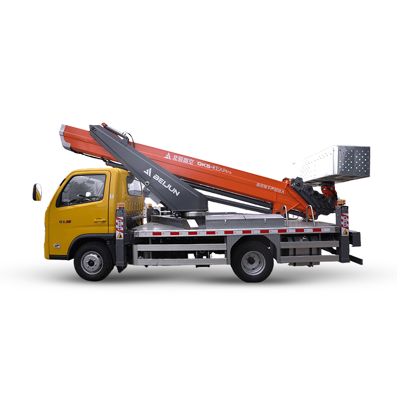 Nacelle Élévatrice sur Camion 32m pour Travaux Routiers et E