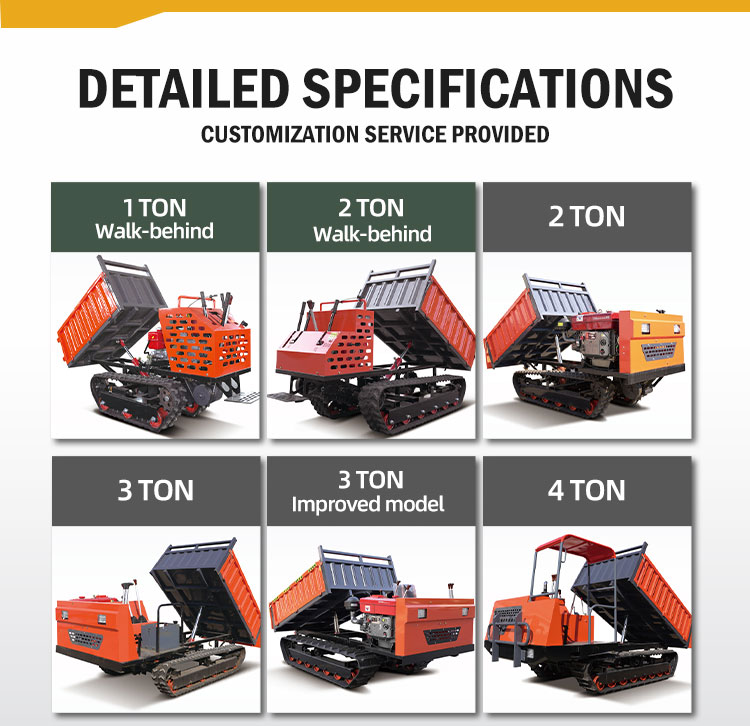 2 Ton Walk-Behind Tracked Dumper for Construction Transport with Strong Traction and Reliable Load Capacity.jpg