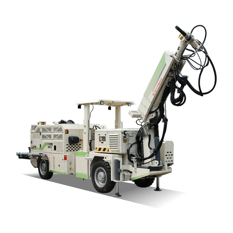 Wheeled Wet Shotcrete Machine for Tunnel Construction with Fast Travel and Uniform Concrete Spraying