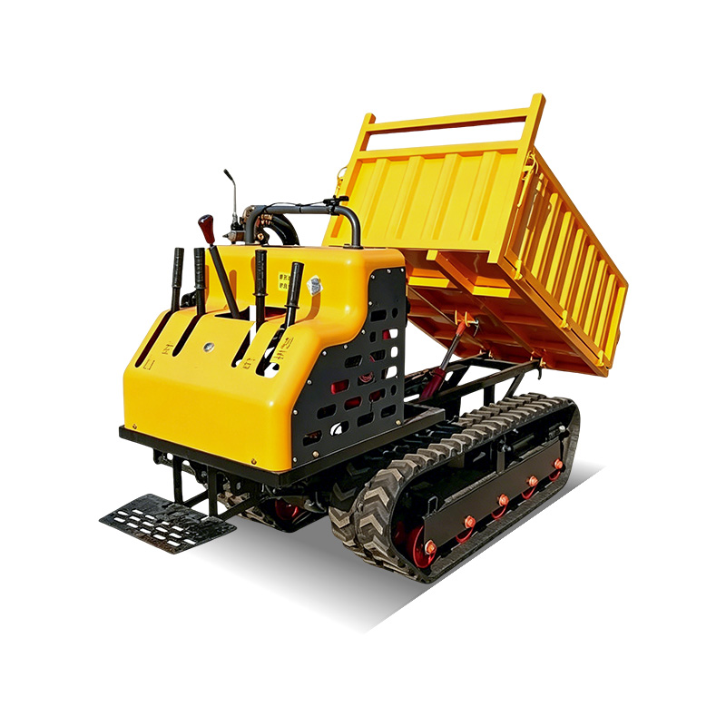 1 Ton con guida da terra dumper cingolato per Landscaping e Confined Jobs con compatto Size e fluido Handling