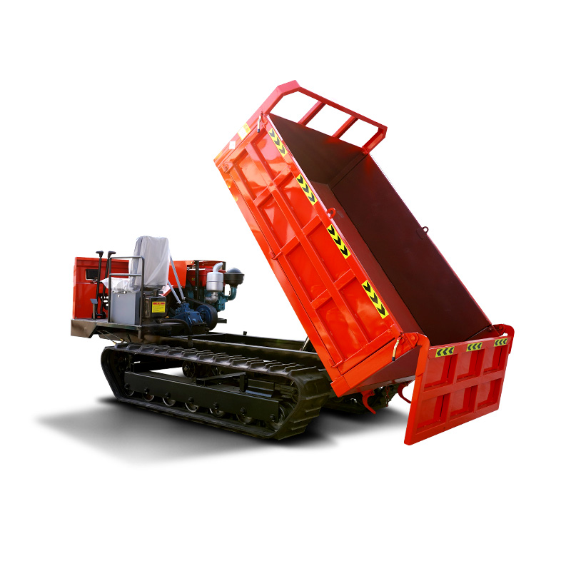 3 Ton con operatore a bordo dumper cingolato per costruzione trasporto con Enhanced Traction e fluido sito Mobility