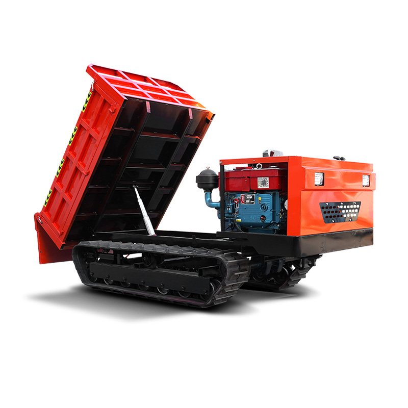 3 Ton con operatore a bordo dumper cingolato per costruzione trasporto con Enhanced Traction e fluido sito Mobility