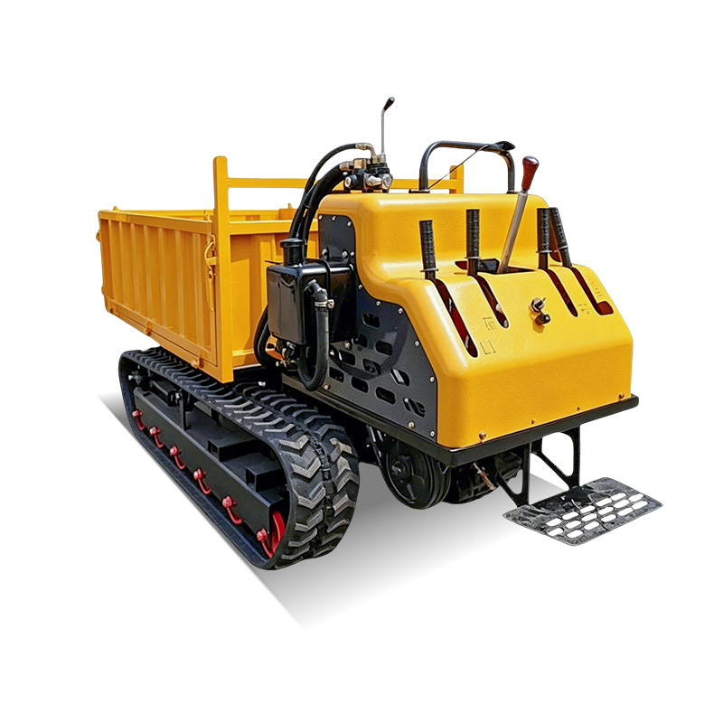 2 Ton Walk-Behind Tracked Dumper for Construction Transport with Strong Traction and Reliable Load Capacity