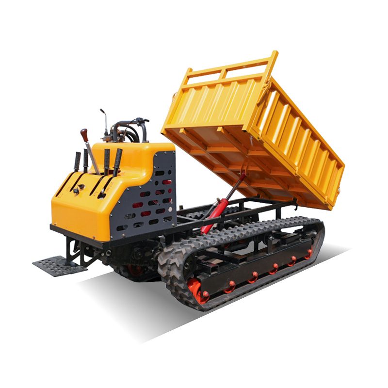 2 Ton Walk-Behind Tracked Dumper for Construction Transport with Strong Traction and Reliable Load Capacity