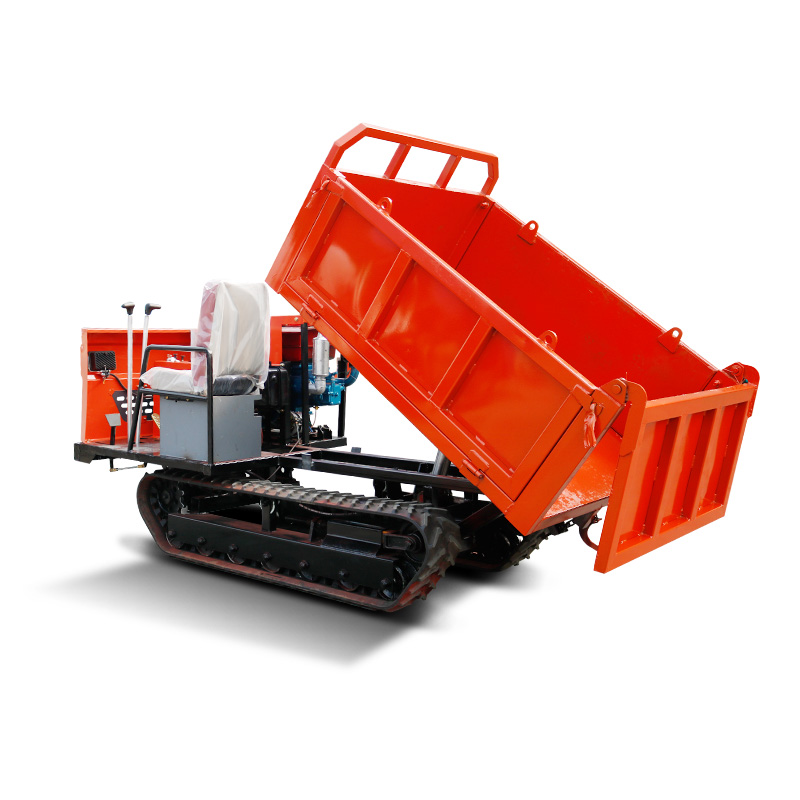 2 Ton Ride-On Tracked Dumper for Tight Job Sites with Agile Maneuverability and Efficient Material Handling