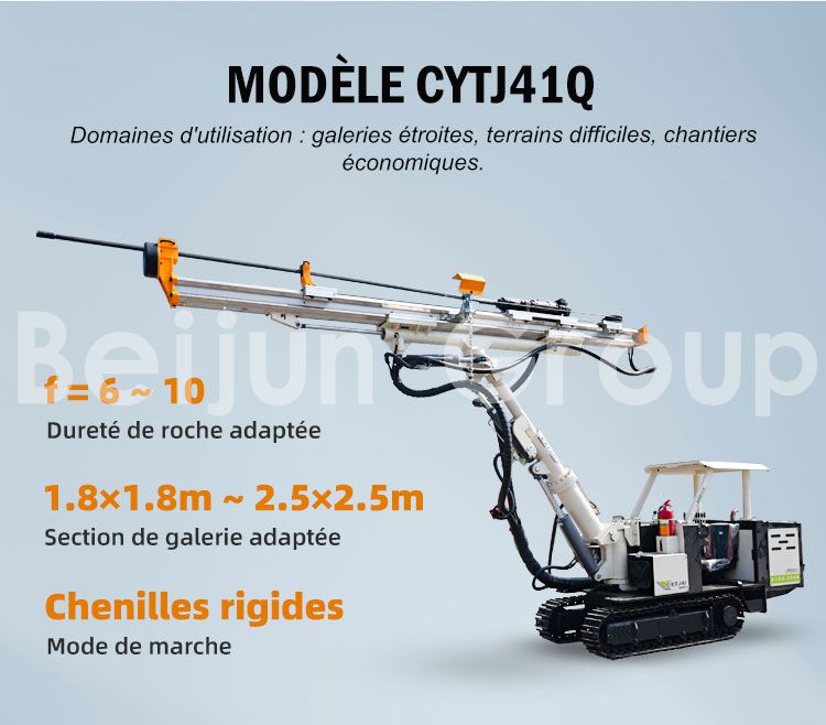 Jumbo de Forage sur Chenilles