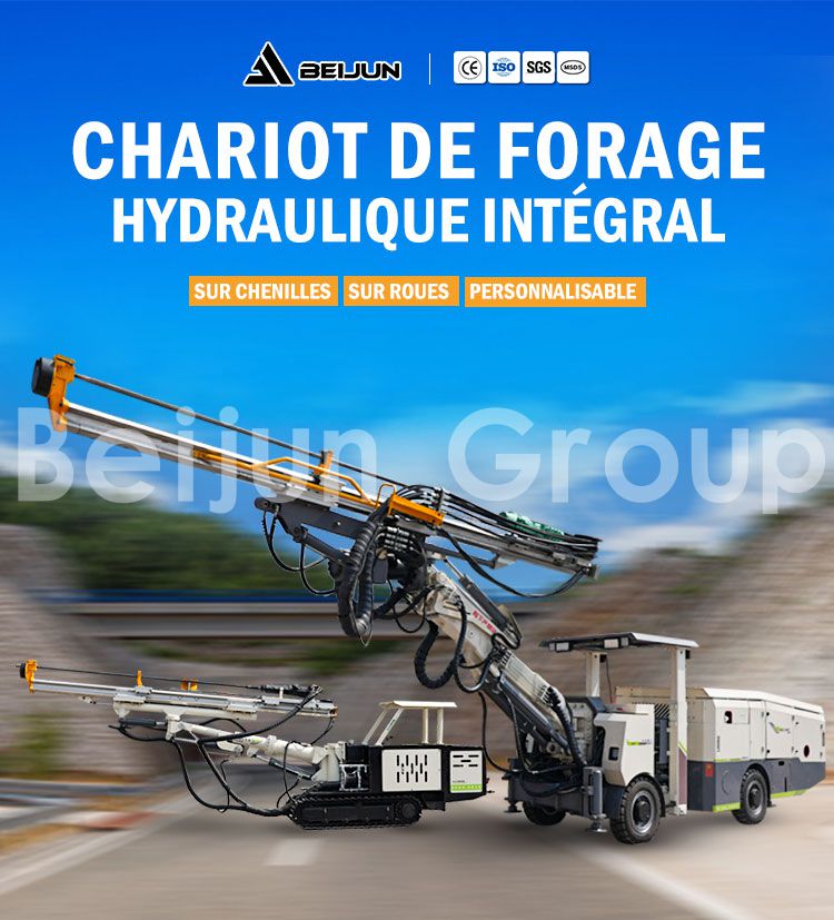 Jumbo de Forage sur Chenilles