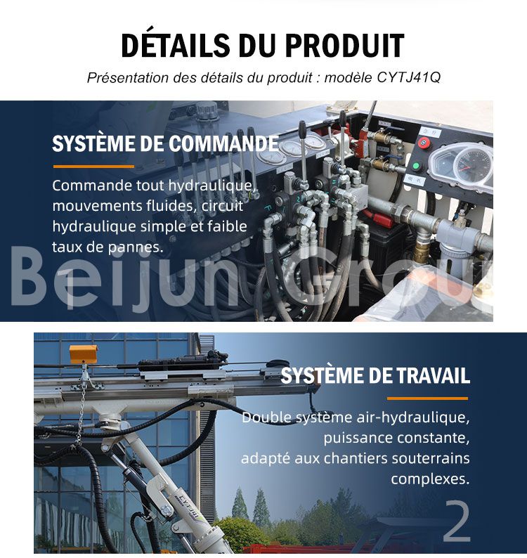 Jumbo de Forage sur Chenilles