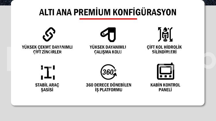 25m Kamyon Üstü Hava Platformları
