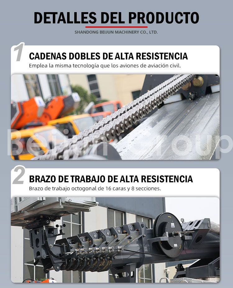Plataformas Aéreas Montadas en Camión de 25m