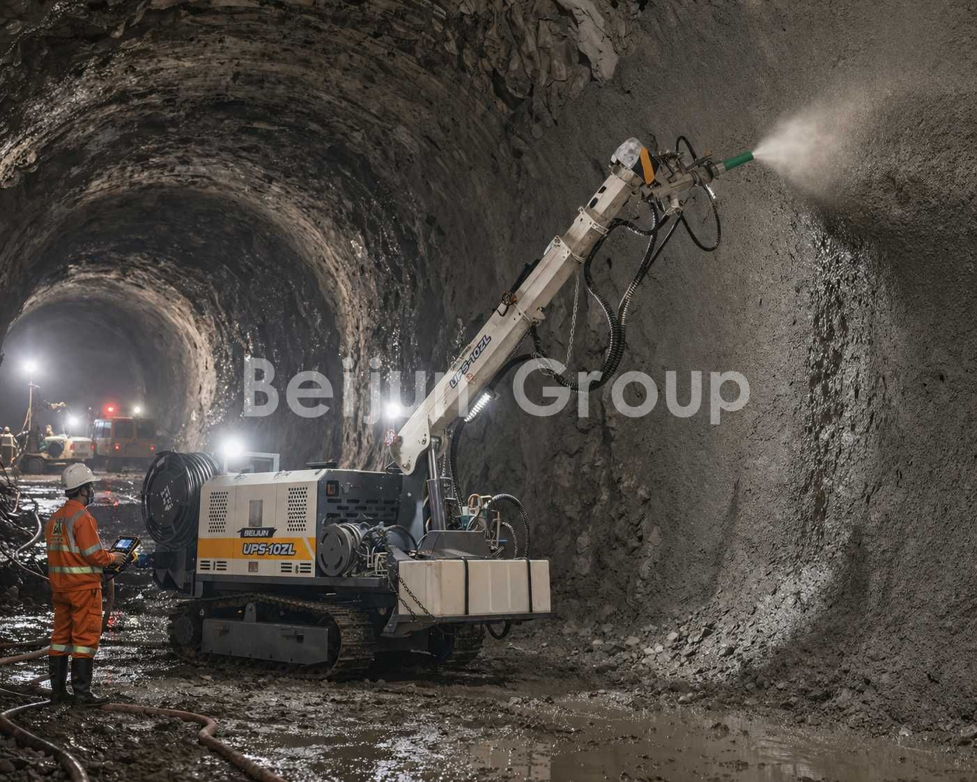 Beijun Wet Shotcrete Jumbo Supports