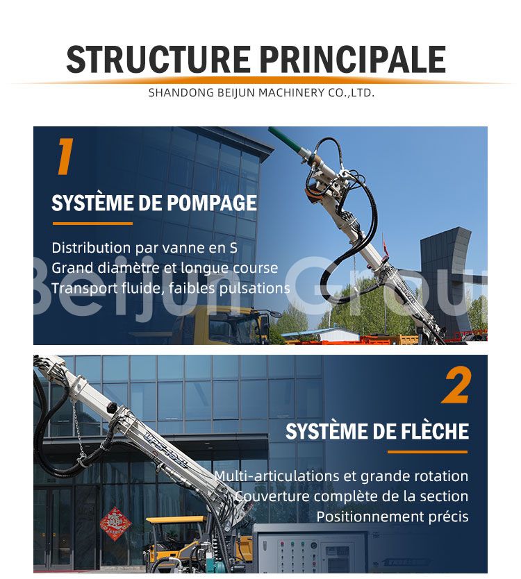 Machine à béton projeté humide