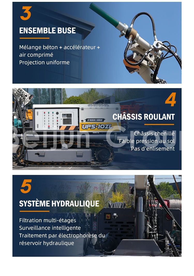Machine à béton projeté humide