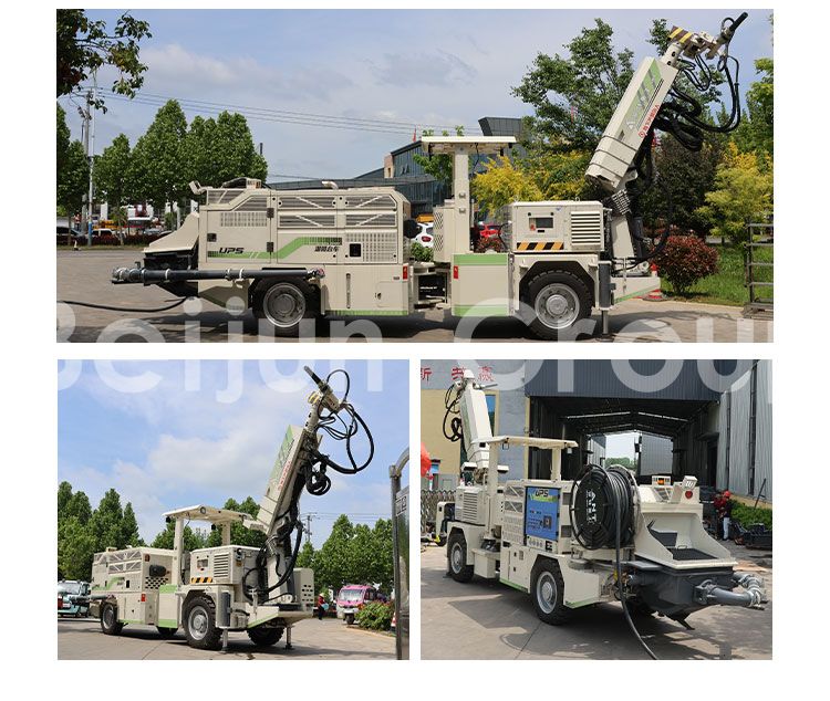 carrinho de pulverização úmida