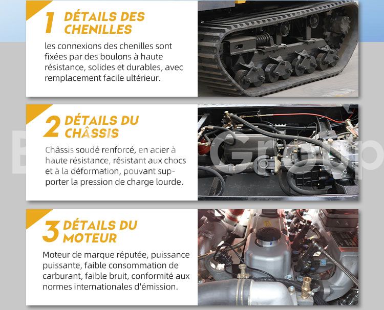 Véhicule chenillé