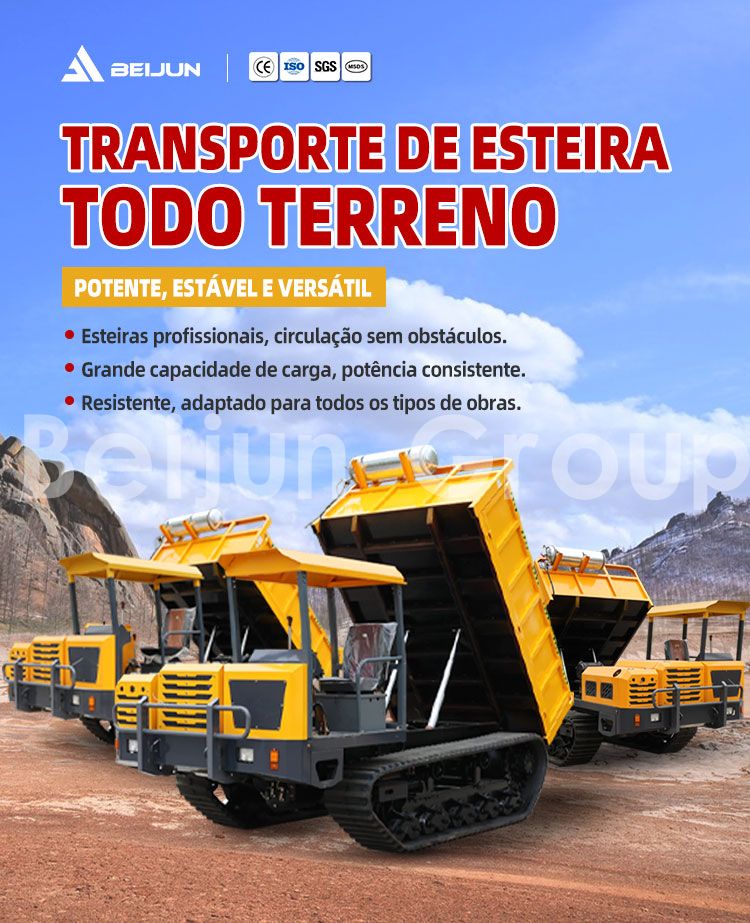 veículo de transporte sobre esteiras