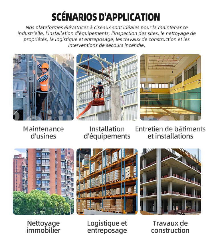 plateforme élévatrice à ciseaux