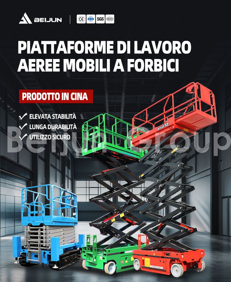 Piattaforma elevatrice a forbice