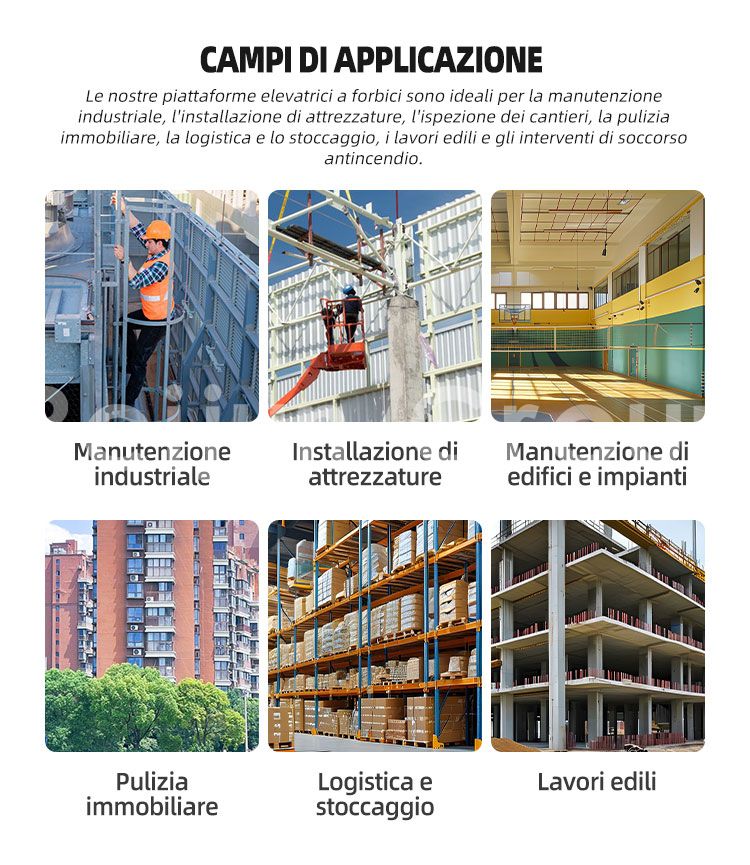 Piattaforma elevatrice a forbice