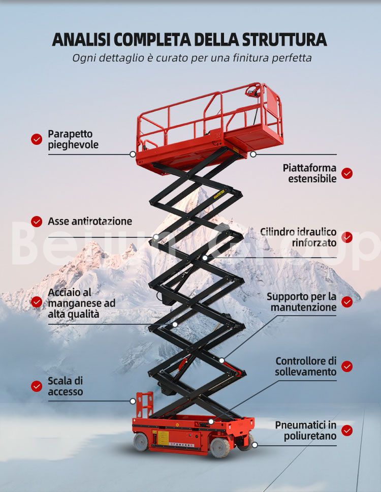 Plataforma elevadora de tijera