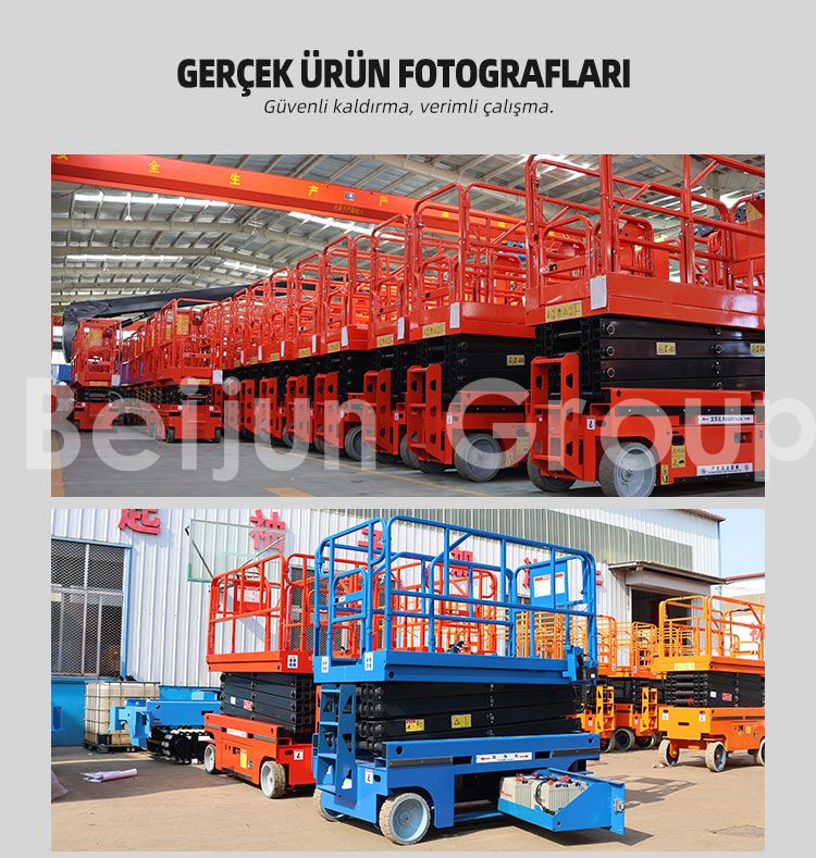 Makaslı kaldırma platformu